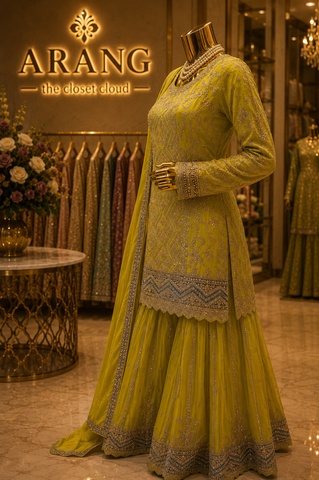 The Premium Designer Pakistani Shirt Style Ready to Wear Dress