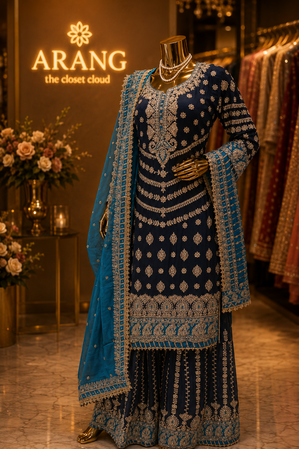 The Luxury Premium Pakistani Shirt Style Ready to Wear Dress