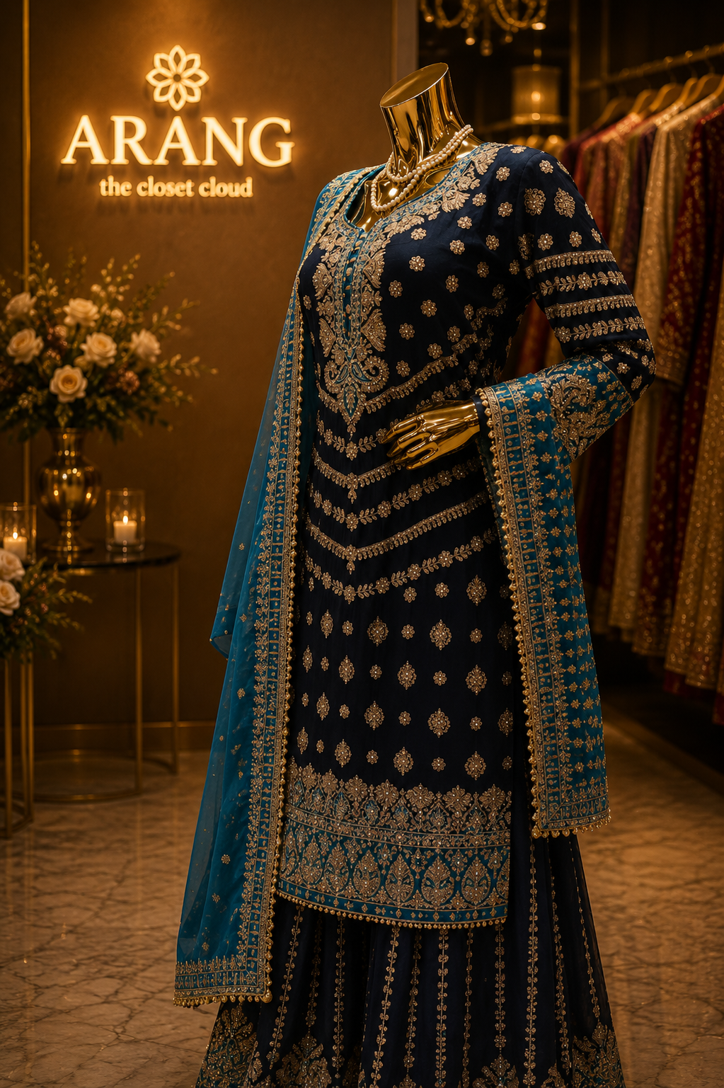 The Luxury Premium Pakistani Shirt Style Ready to Wear Dress