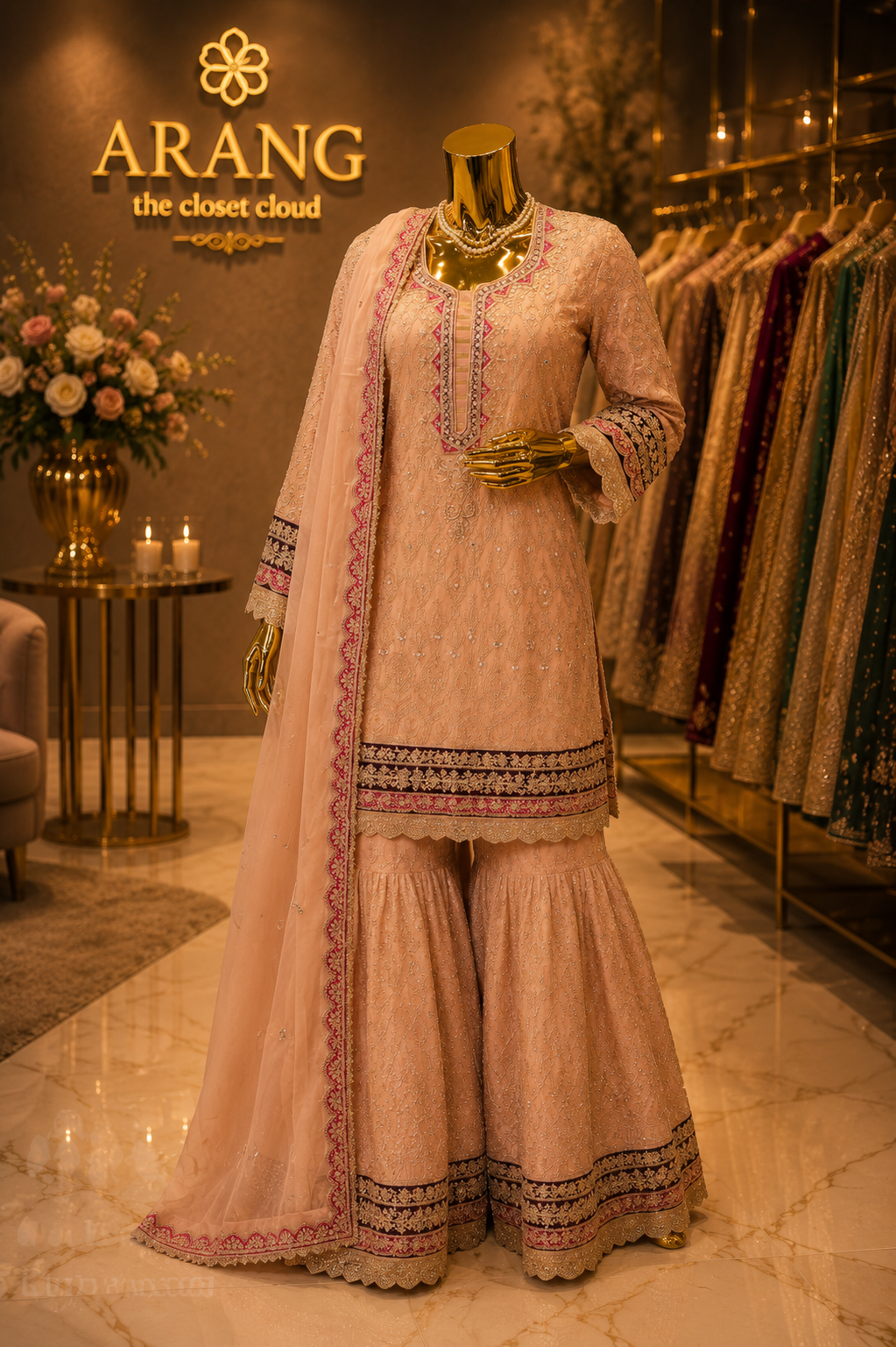 The Luxury Premium Pakistani Shirt Style Ready to Wear Dress