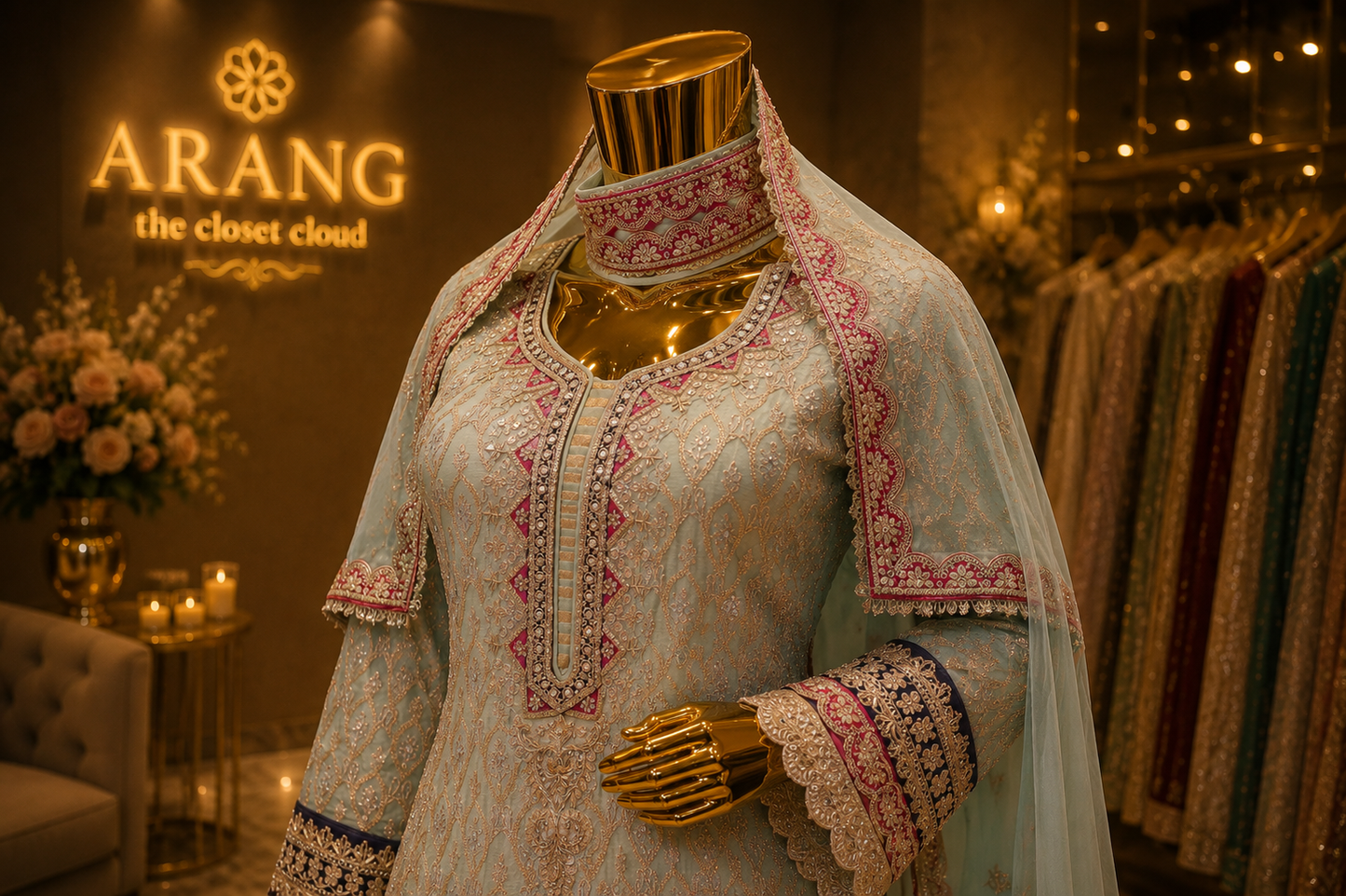 The Luxury Premium Pakistani Shirt Style Ready to Wear Dress