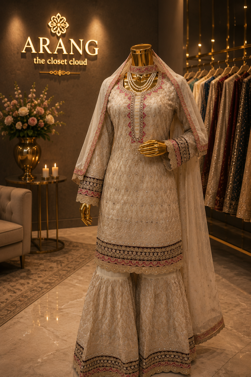 The Luxury Premium Pakistani Shirt Style Ready to Wear Dress