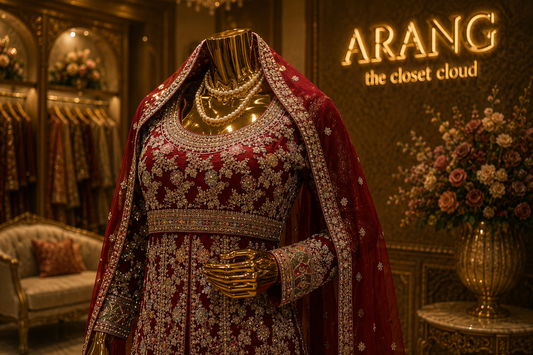 The Premium Designer Pakistani Long Koti Style Ready to Wear Dress