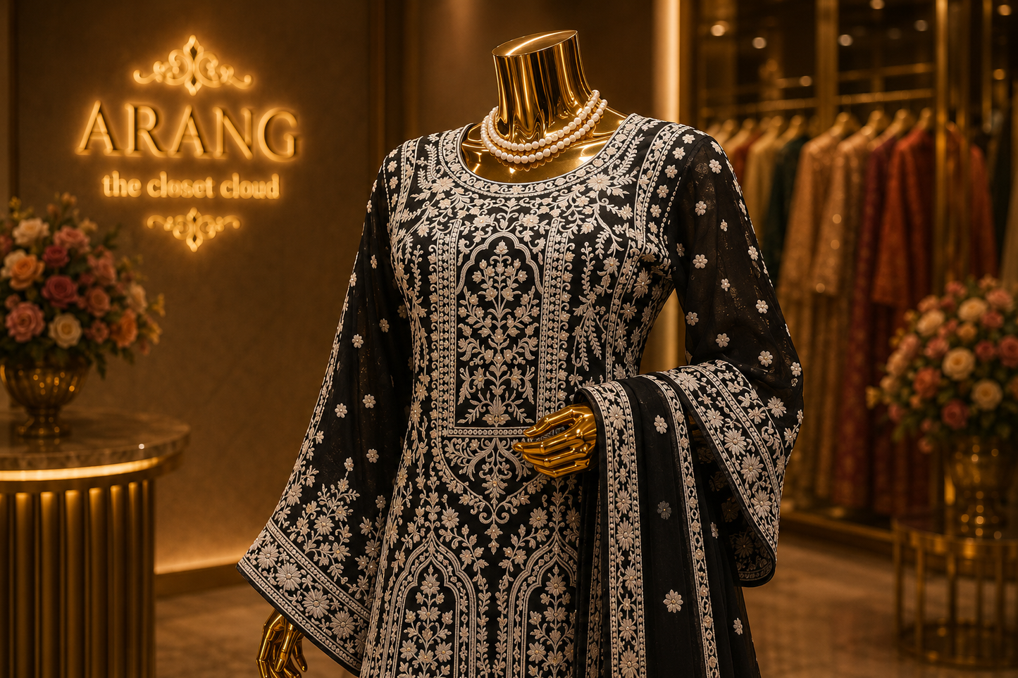 The Premium Designer Shirt Style Ready To Wear Dress