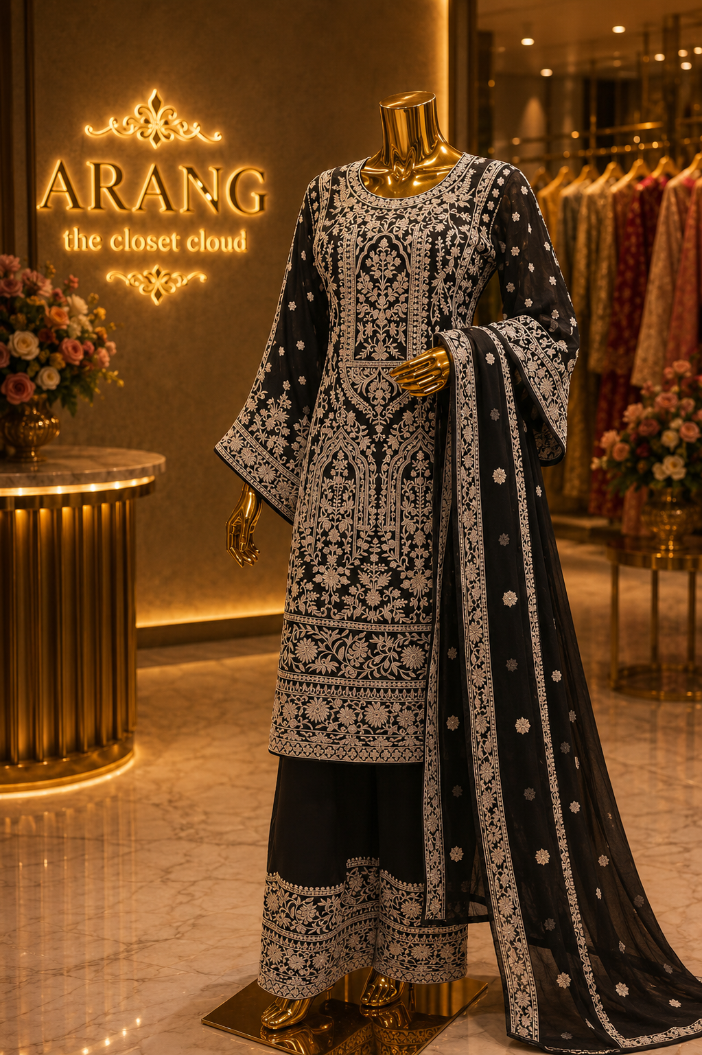 The Premium Designer Shirt Style Ready To Wear Dress