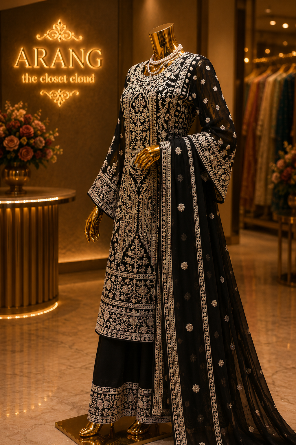 The Premium Designer Shirt Style Ready To Wear Dress