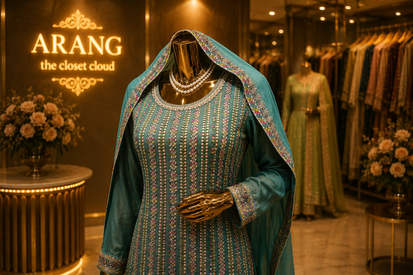 The Designer Premium Pakistani Shirt Style Ready To Wear Dress