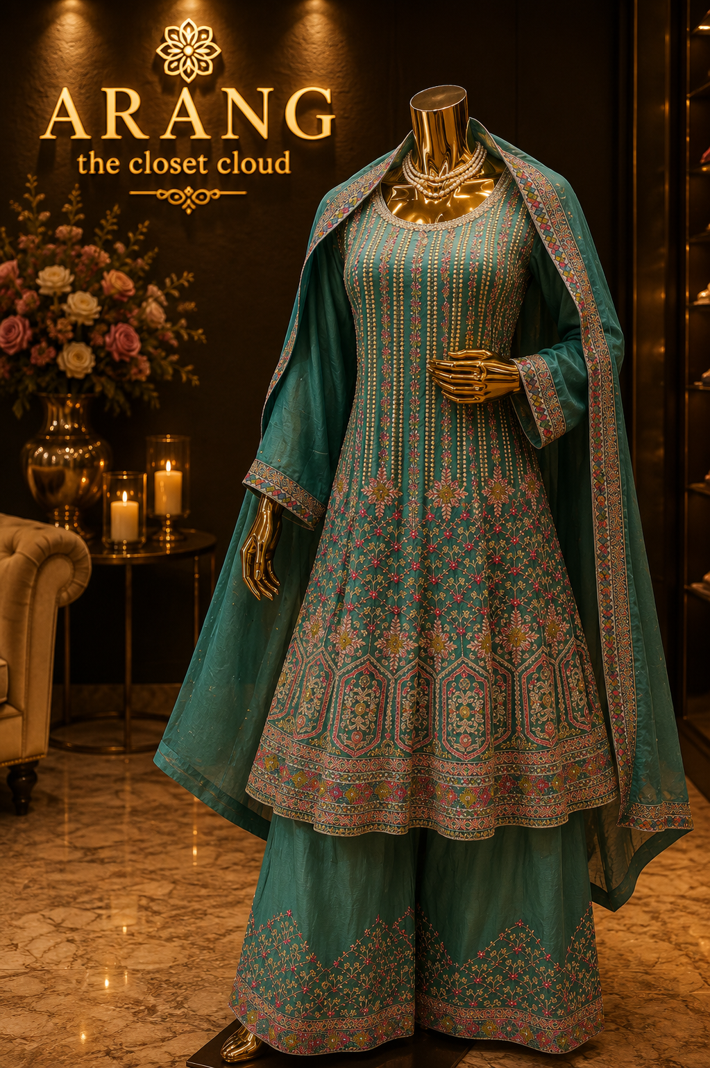 The Designer Premium Pakistani Shirt Style Ready To Wear Dress