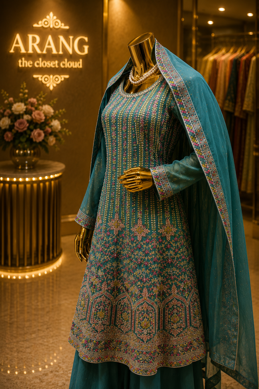 The Designer Premium Pakistani Shirt Style Ready To Wear Dress