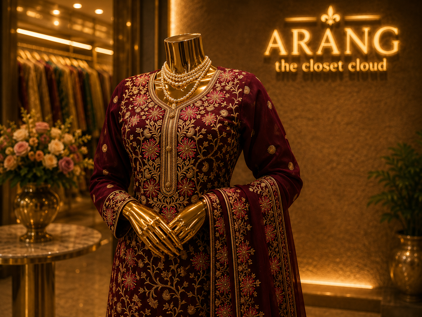 The Premium Designer Shirt Style Ready to Wear Dress