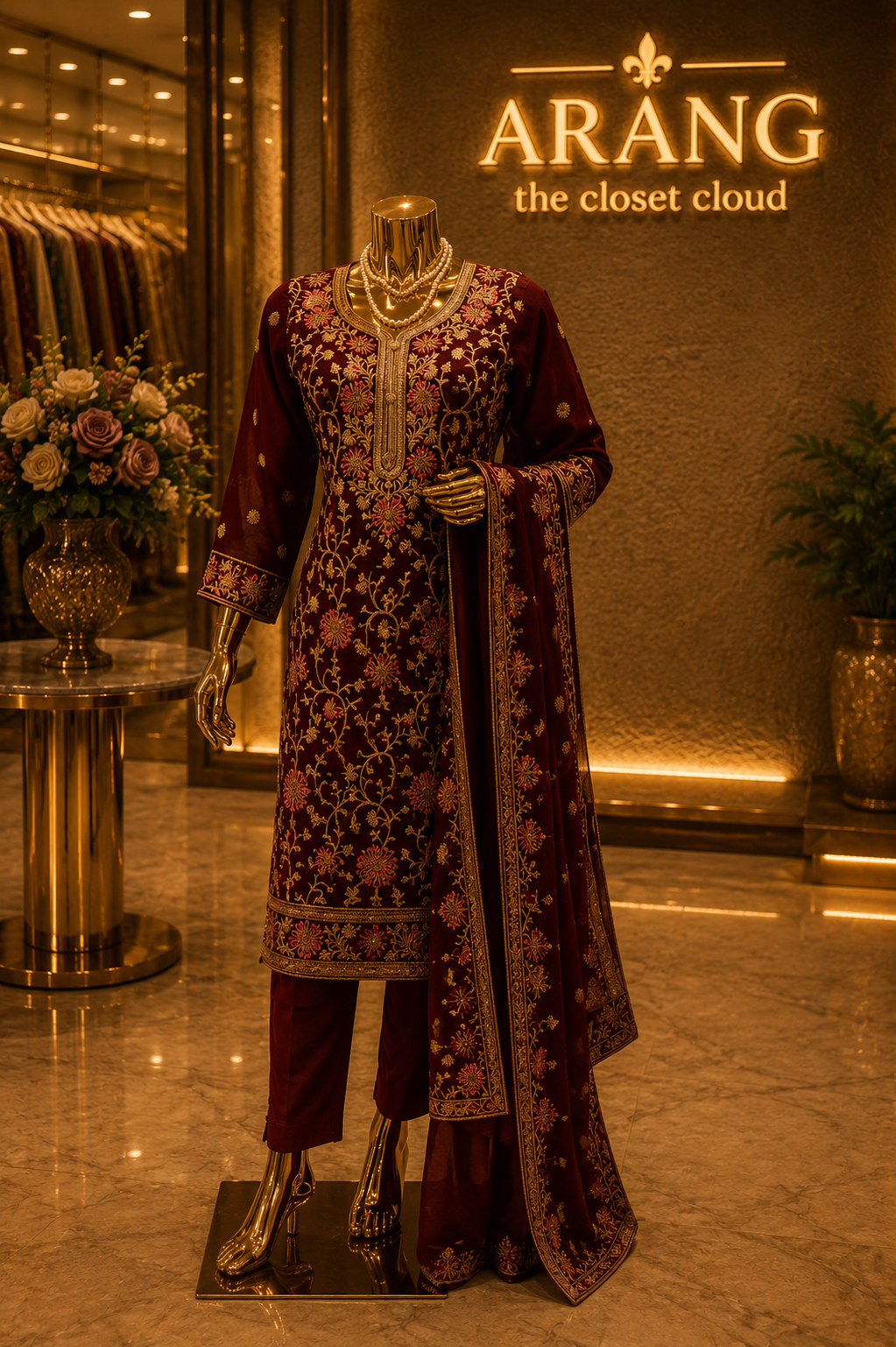The Premium Designer Shirt Style Ready to Wear Dress