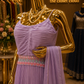 The Premium Elegant Designer Cape Gown Style Ready to Wear Dress