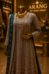The Elegant Premium Luxury Designer Frock Style Ready To Wear Dress