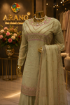 The Premium Pakistani Designer Semi-Stitched Style Dress