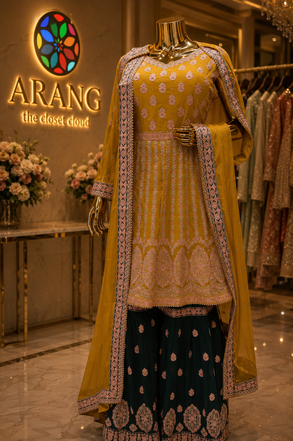 The Elegant Designer Frock Style Ready to Wear Dress