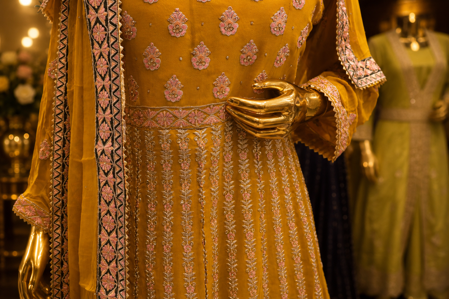 The Elegant Designer Frock Style Ready to Wear Dress
