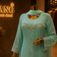 The Premium Pakistani Designer Semi-Stitched Style Dress
