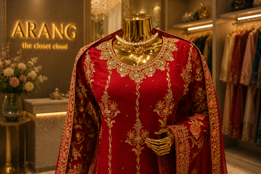 The Designer Luxury Semi-Stitched Style Dress
