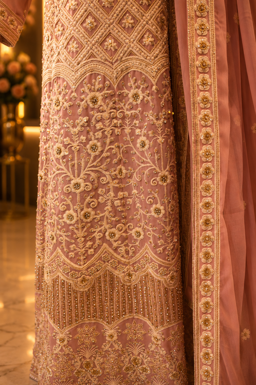 The Premium Designer Long Frock Ready to Wear Dress