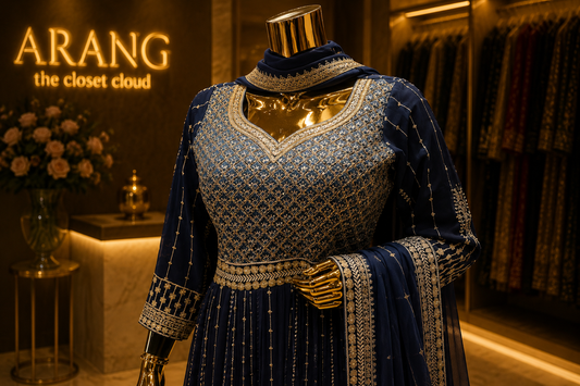 The Premium Designer Long Gown Ready to Wear Dress
