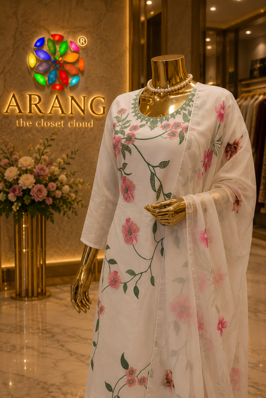 The Premium Designer Long Frock Ready to Wear Dress