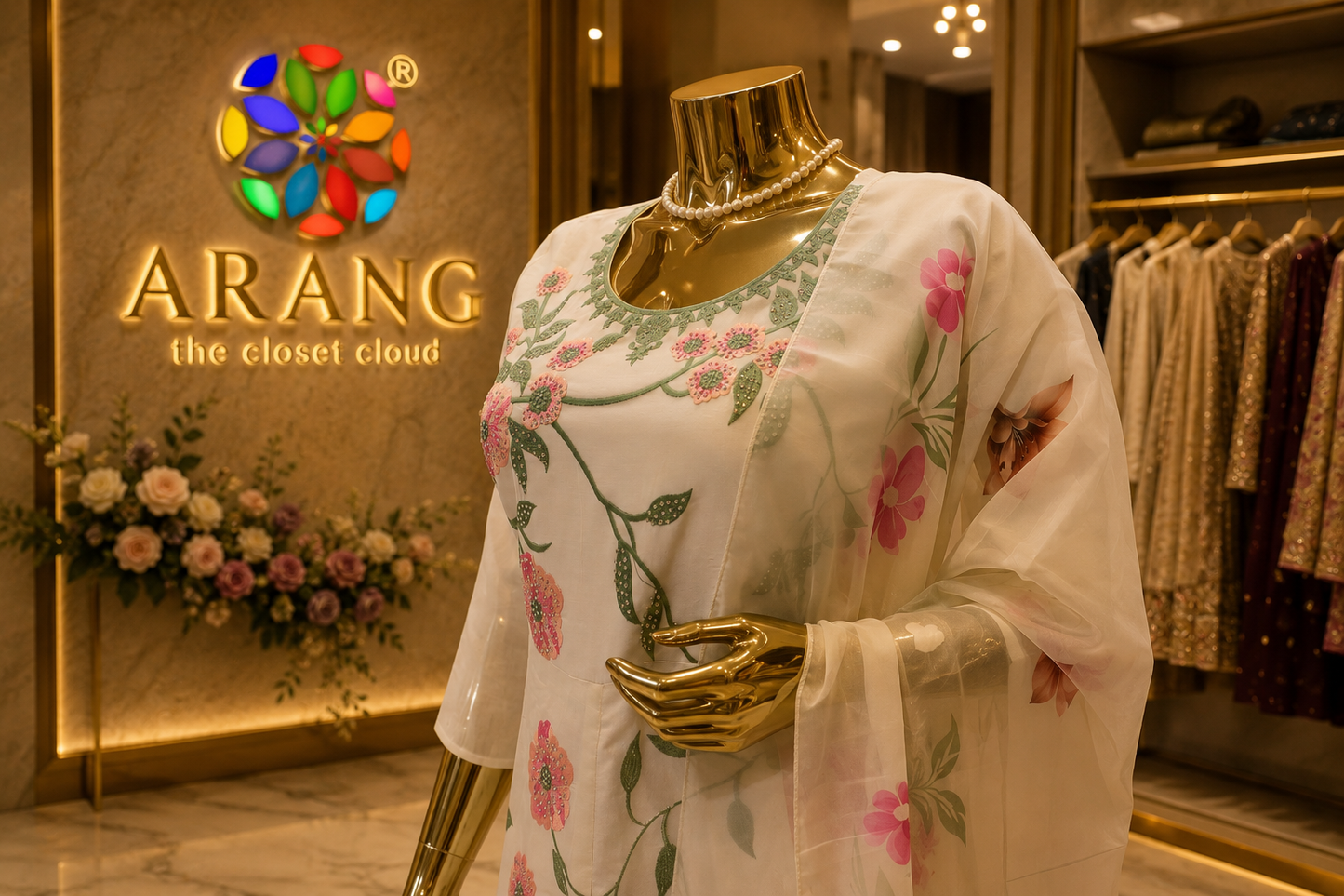The Premium Designer Long Frock Ready to Wear Dress