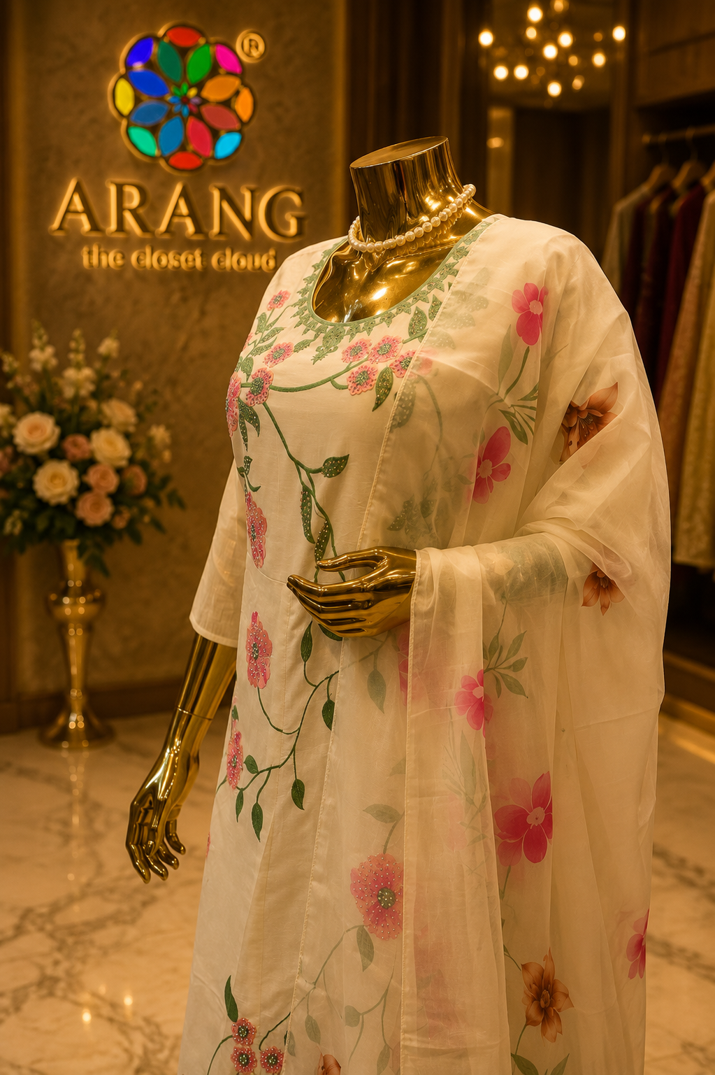 The Premium Designer Long Frock Ready to Wear Dress