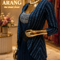 The Premium Designer Western Blouse With Koti Ready to Wear Sharara Dress