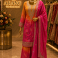The Designer Pakistani Double Shaded Frock Style Ready To Wear Dress