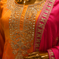 The Designer Pakistani Double Shaded Frock Style Ready To Wear Dress