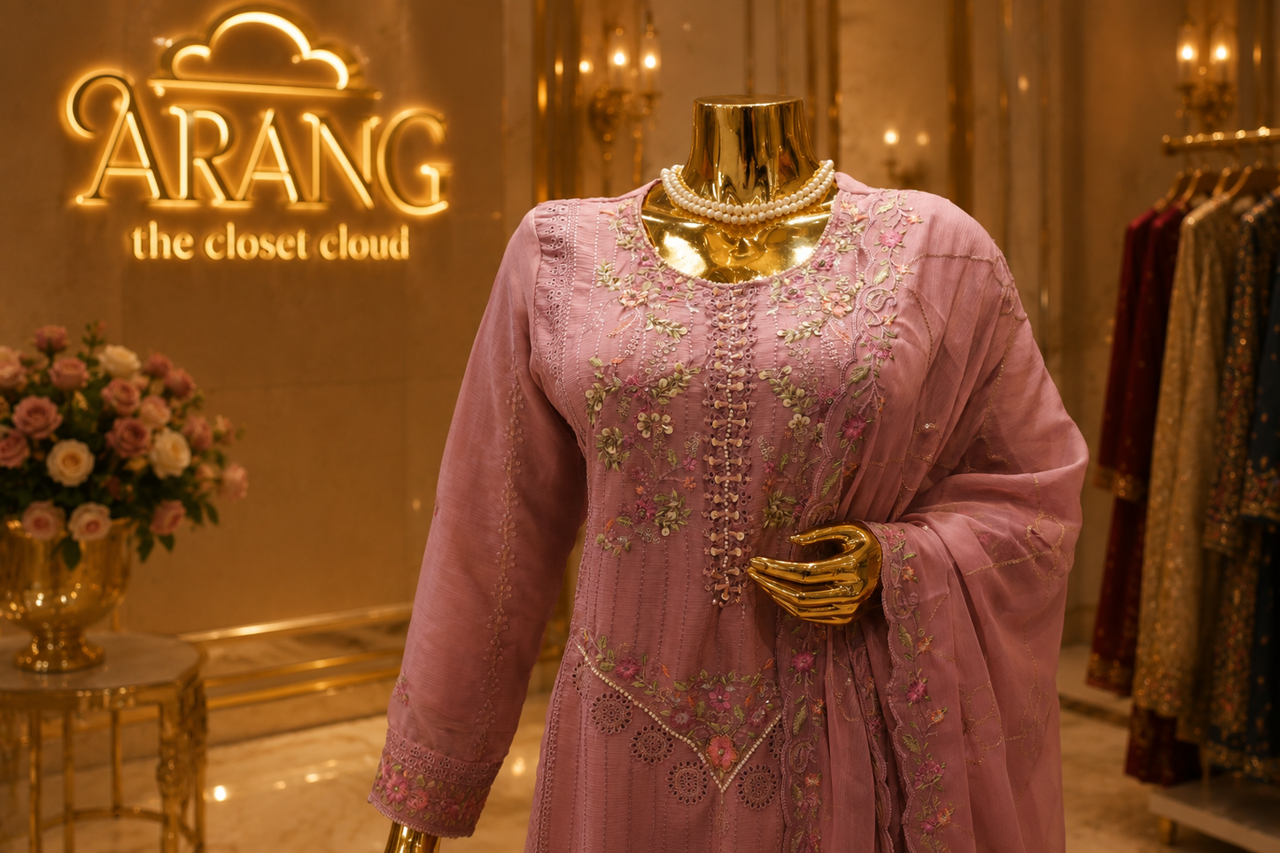 The Designer Pakistani Shirt Style Ready To Wear Dress