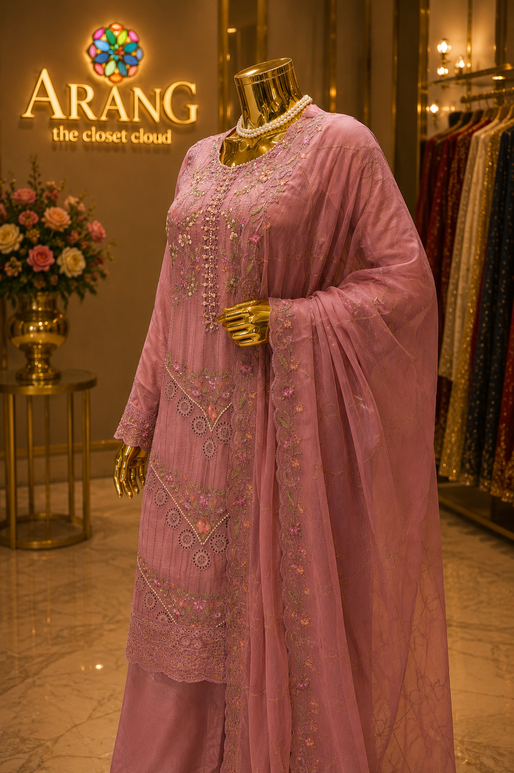 The Designer Pakistani Shirt Style Ready To Wear Dress