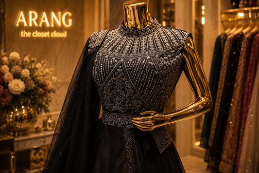 The Premium Luxury Designer Western Long Gown Style Ready To Wear Dress