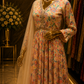 The Designer Pakistani Style Long Gown Ready To Wear Dress