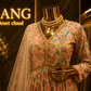 The Designer Pakistani Style Long Gown Ready To Wear Dress