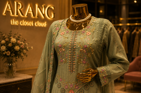 The Designer Pakistani Shirt Style Ready To Wear Dress