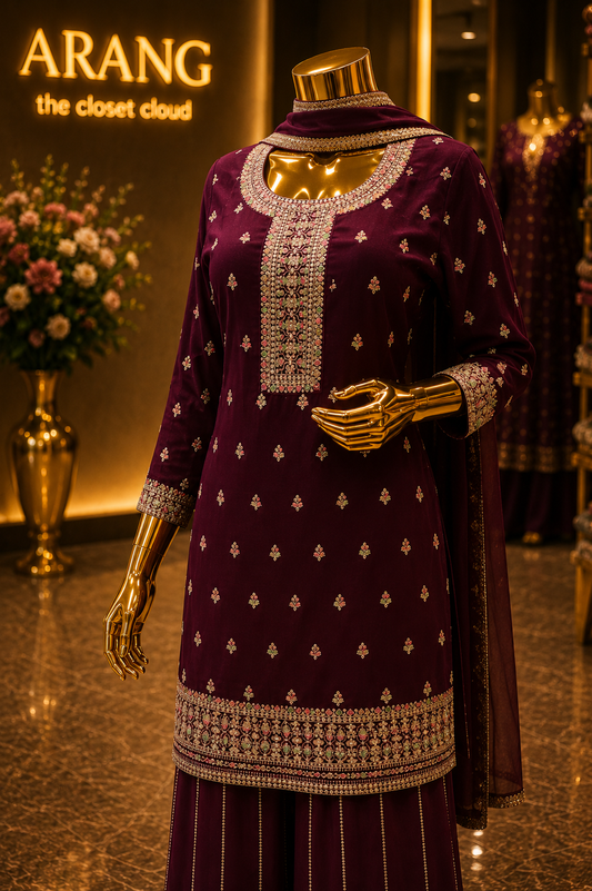 The Designer Elegant Shirt Style Ready To Wear Dress