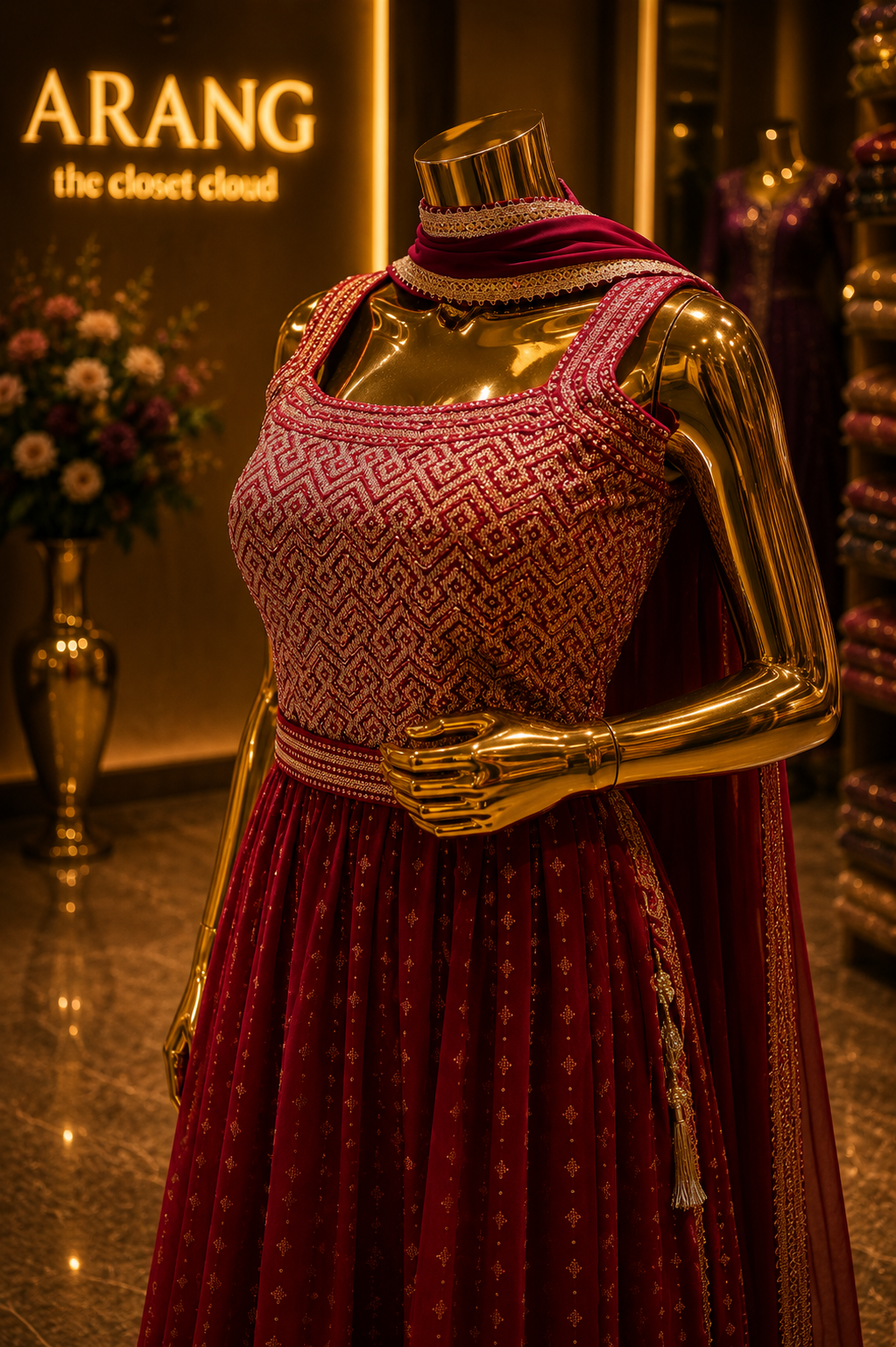 The Premium Pakistani Long Shirt Style Ready To Wear Dress