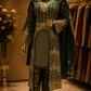 The Elegant Pakistani Pattern Designer Semi-Stitched Dress
