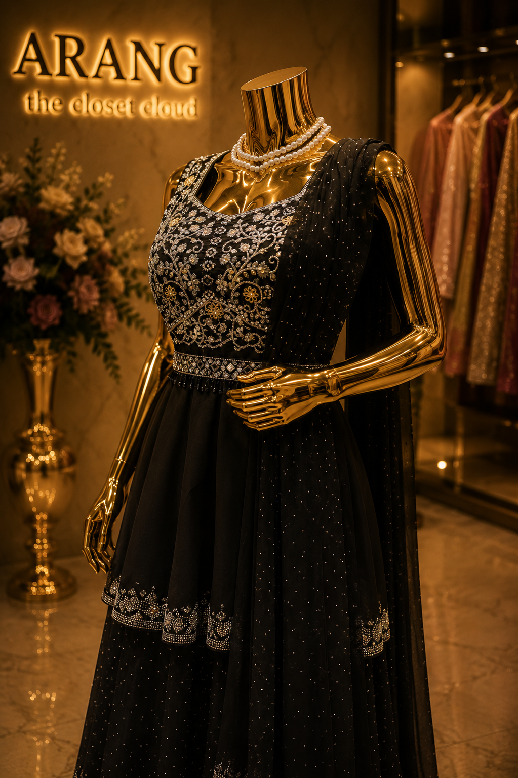 The Premium Designer Long Gown Ready to Wear Dress