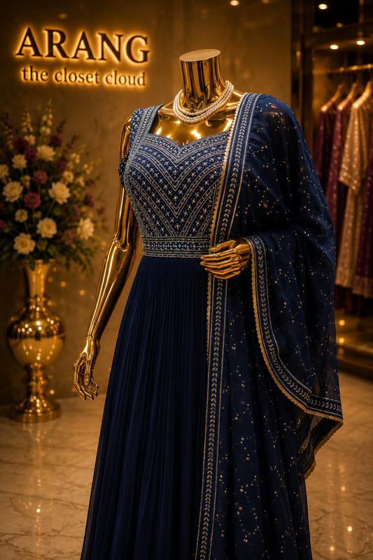 The Premium Designer Long Frock Ready to Wear Dress
