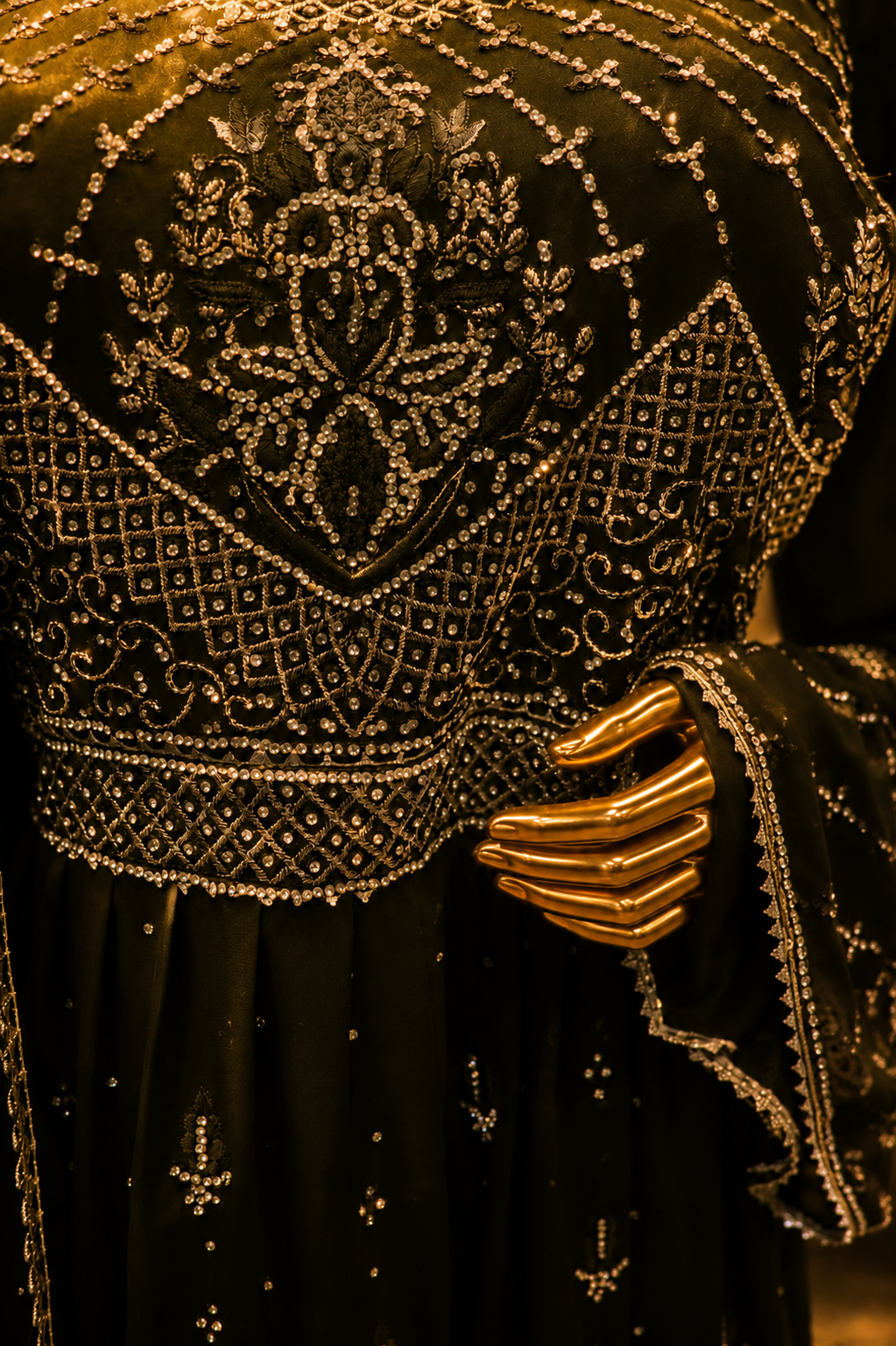 The Premium Designer Frock Style Ready to Wear Sharara Dress
