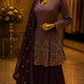 The Premium Designer Cutlam Frock Style Ready to Wear Sharara Dress