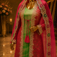 The Elegant Designer Luxury Long Shirt With Koti Style Ready to Wear Dress