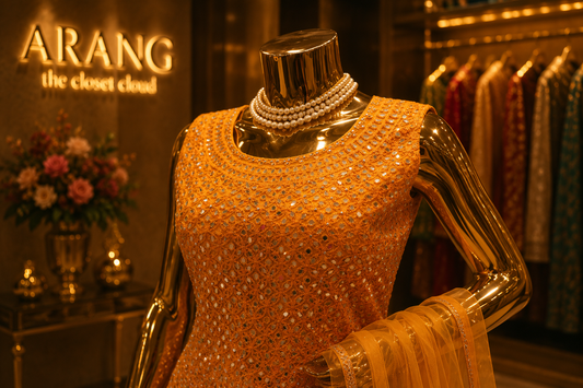 The Designer Long Frock Style Ready To Wear Dress