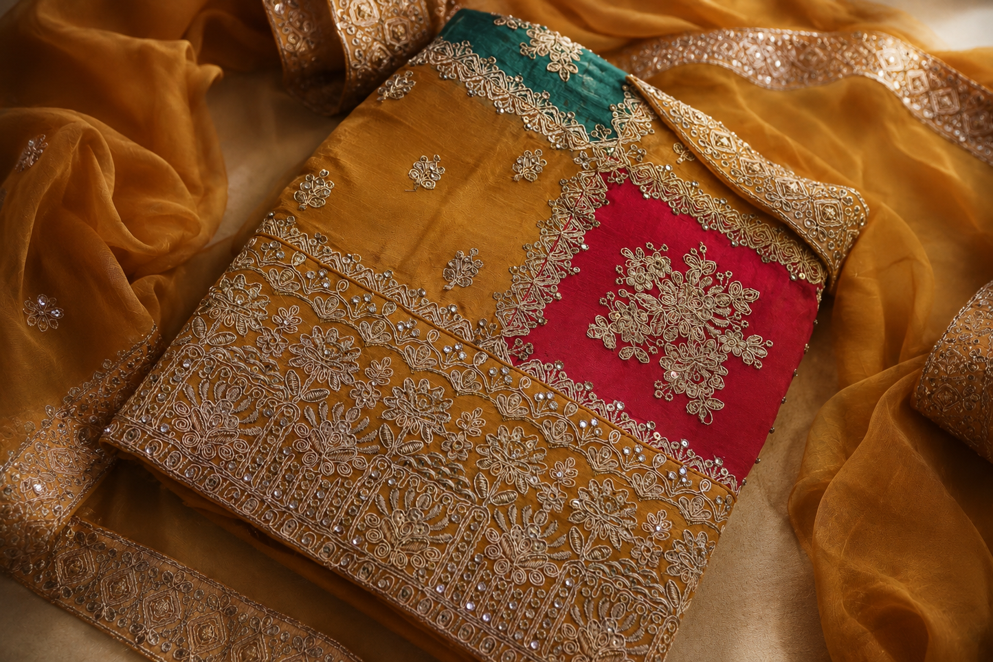 The Elegant Premium Designer Dress Material Suit