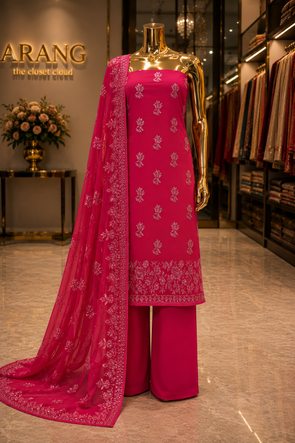 The Premium Designer Luxury Style Dress Material Suit