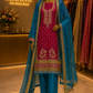 The Premium Designer Double Color Style Dress Material Suit