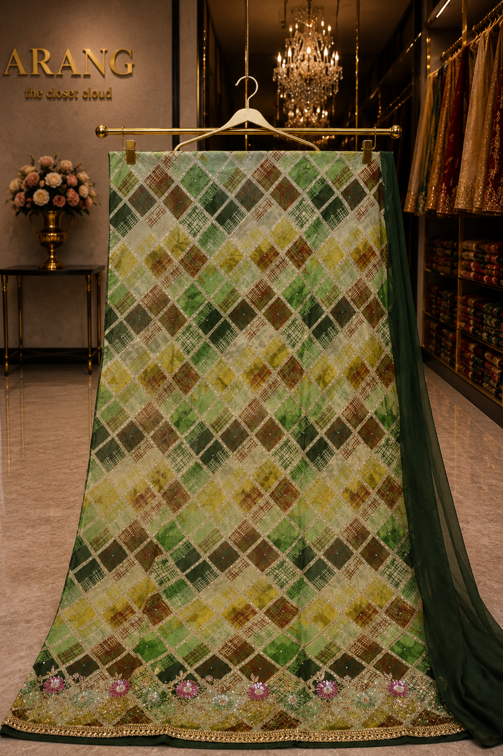 The Premium Designer Elegant Dress Material Suit