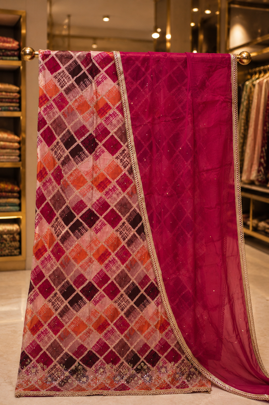 The Premium Designer Elegant Dress Material Suit